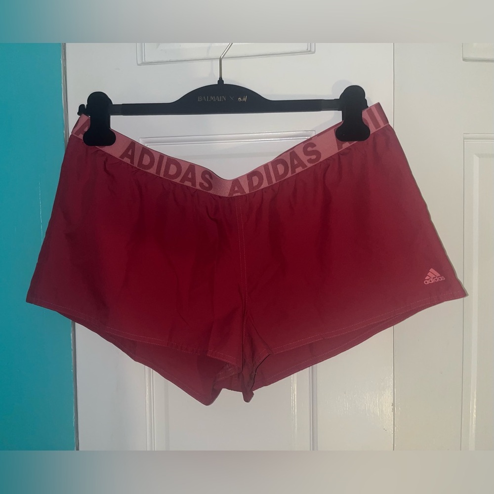 Adidas Red Workout Shorts